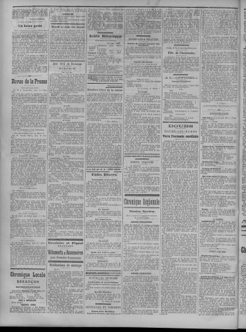 14/05/1911 - La Dépêche républicaine de Franche-Comté [Texte imprimé]