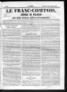 26/01/1841 - Le Franc-comtois - Journal de Besançon et des trois départements