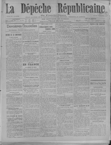 11/04/1919 - La Dépêche républicaine de Franche-Comté [Texte imprimé]