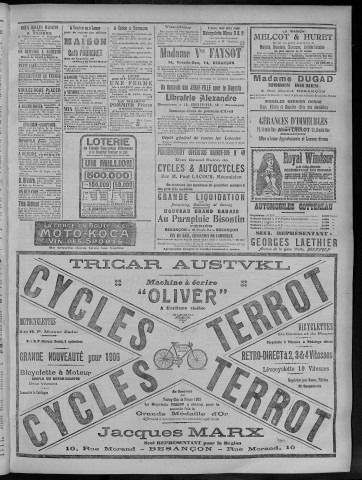 18/03/1906 - La Dépêche républicaine de Franche-Comté [Texte imprimé]