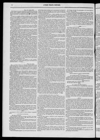 25/10/1868 - L'Union franc-comtoise [Texte imprimé]