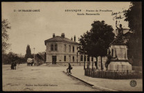 Besançon - Statue de Proudhon Ecole Maternelle [image fixe] , Besançon ;  : Edition des Nouvelles Galeries : Dijon : Bauer-Marchet et Cie, 1910/1916