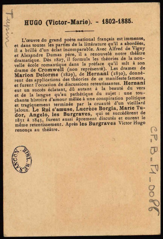 Victor Hugo. Hernani [image fixe] , 1900-1920