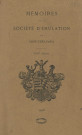 01/01/1908 - Mémoires de la Société d'émulation de Montbéliard [Texte imprimé]