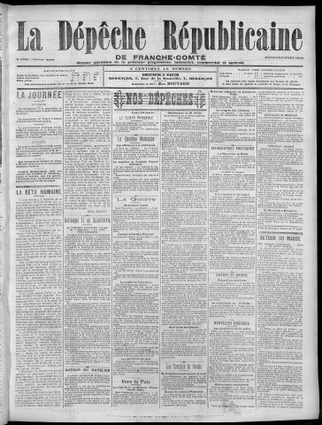 20/07/1905 - La Dépêche républicaine de Franche-Comté [Texte imprimé]