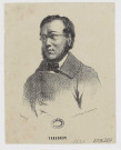 Proudhon [image fixe] / Gerlier del. , Paris : Imp. Ed Rigo, Pl. d. Victoires, 2, 1840/1850
