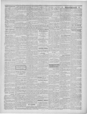 20/11/1926 - Le petit comtois [Texte imprimé] : journal républicain démocratique quotidien