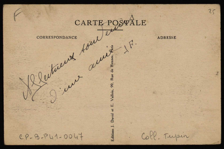 Pensionnat Pasteur, Besançon. - Cour Intérieure du Pensionnat [image fixe] , Paris : Editions J. David et E. Vallois, 1904/1930