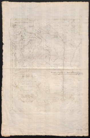 Carte de l'Ancien Royaume de Bourgogne. 28 lieues communes de France. [Document cartographique] , Dijon, 1771