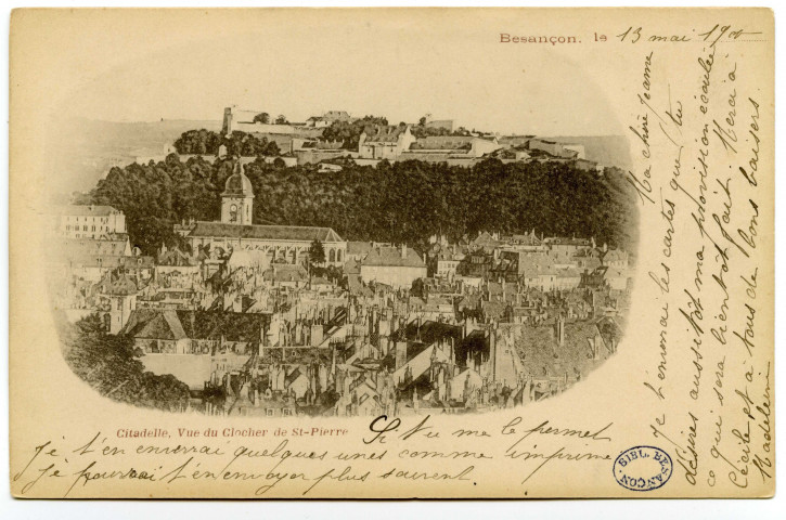 Citadelle, Vue du Clocher de St-Pierre [image fixe] , 1897/1901