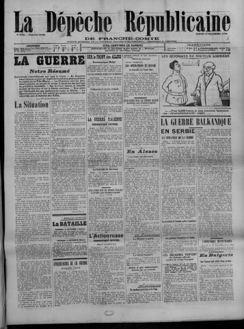 27/11/1915 - La Dépêche républicaine de Franche-Comté [Texte imprimé]