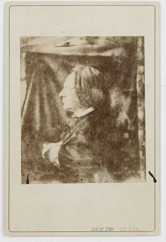 [Victor Hugo de profil] [image fixe] , Paris, 1850/1855