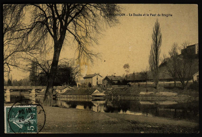 Besançon - Le Doubs et le Pont de Bregille [image fixe] , 1909/1912