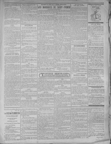 01/01/1923 - La Dépêche républicaine de Franche-Comté [Texte imprimé]