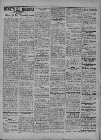 21/03/1915 - La Dépêche républicaine de Franche-Comté [Texte imprimé]
