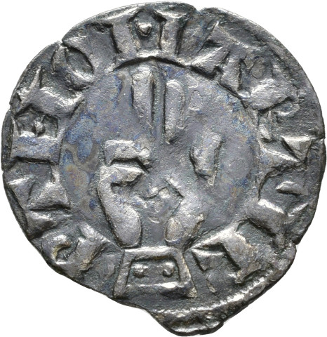 874.1.46 - pièce de monnaie ; denier estevenant