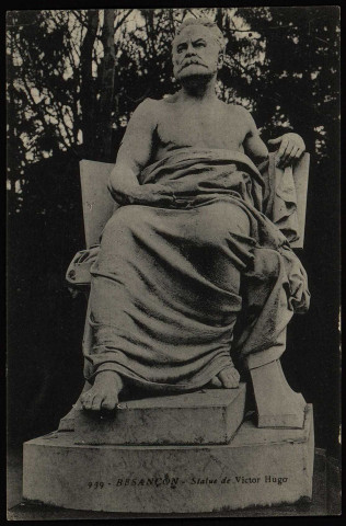 Besançon - Statue de Victor Hugo [image fixe] , 1904-1930