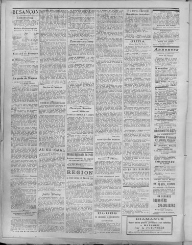 04/04/1919 - La Dépêche républicaine de Franche-Comté [Texte imprimé]