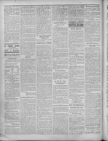 20/03/1919 - La Dépêche républicaine de Franche-Comté [Texte imprimé]