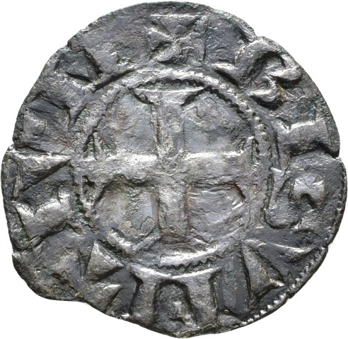 874.1.46 - pièce de monnaie ; denier estevenant