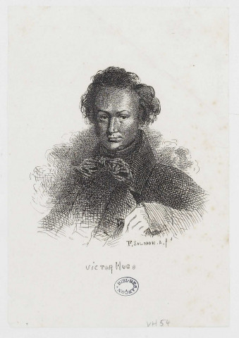 Victor Hugo [image fixe] / F. Salmon A. , Paris, 1830/1840