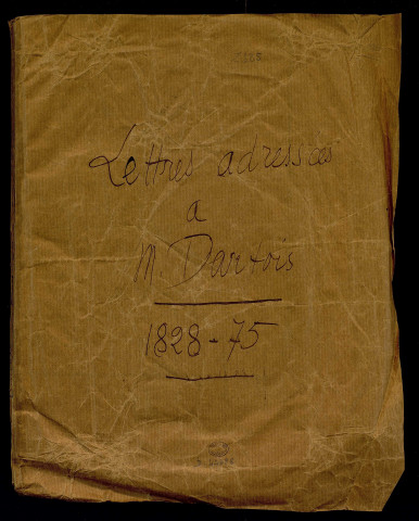 Ms Z 385 - Lettres adressées au chanoine Dartois, 1828-1875