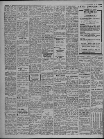 21/11/1941 - Le petit comtois [Texte imprimé] : journal républicain démocratique quotidien
