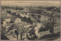 Besançon. Vue prise de la Citadelle - Porte Rivotte et ligne du Chemin de Fer de Morteau [image fixe] , 1904/1934