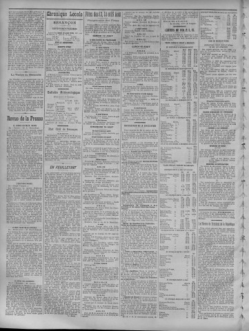 11/08/1910 - La Dépêche républicaine de Franche-Comté [Texte imprimé]