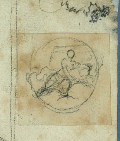 Cheval à l'abreuvoir monté par deux enfants / Jean-Honoré Fragonard , [S.l.] : [J.-H. Fragonard], [circa 1773-1775]