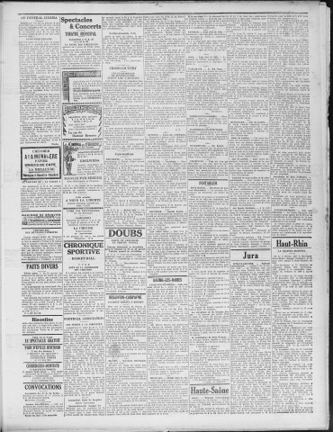 22/01/1933 - La Dépêche républicaine de Franche-Comté [Texte imprimé]