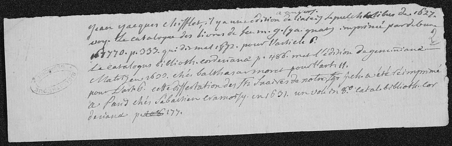 Ms Baverel 116 - Notes et documents généalogiques, réunis par le P. Dunandet l'abbé J.-P. Baverel