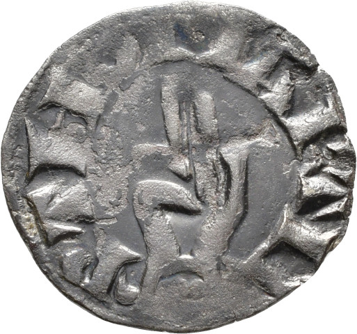 874.1.37 - pièce de monnaie ; denier estevenant