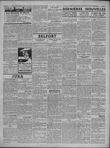 27/08/1936 - Le petit comtois [Texte imprimé] : journal républicain démocratique quotidien