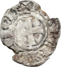 874.1.78.2 - pièce de monnaie (fragment, 2) ; denier tournois