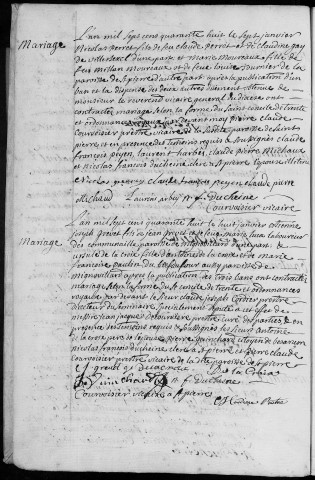 Paroisse Saint Pierre : baptêmes (naissances), mariages, sépultures (décès) (1er janvier au 26 décembre 1748)
