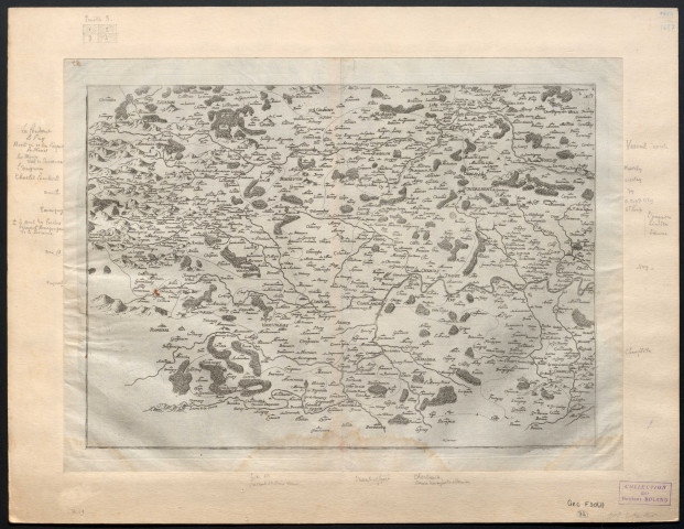 Carte généralle de la Franche-Comté. 4 lieues. [Document cartographique] , 1634-1637
