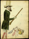 Caricature d'un commerçant bisontin, [Besançon], [circa 1840]