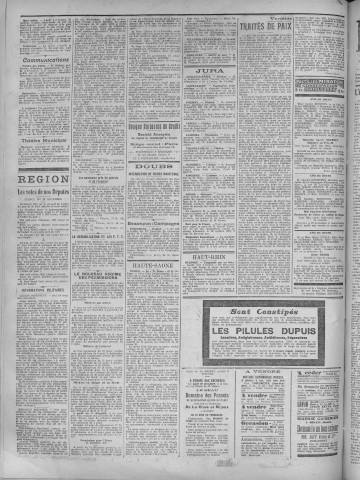26/11/1918 - La Dépêche républicaine de Franche-Comté [Texte imprimé]