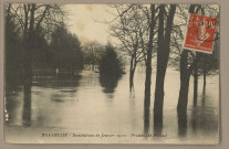 Besançon - Inondations de Janvier 1910 - Promenade Micaud. [image fixe] , 1904/1910