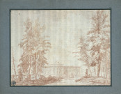 53 - Vue du donjon du palais Farnèse à Caprarola , [Rome], [1764]