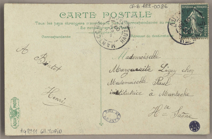 Besançon. La Porte Taillée [image fixe] , Paris : LV & Cie, 1904/1907