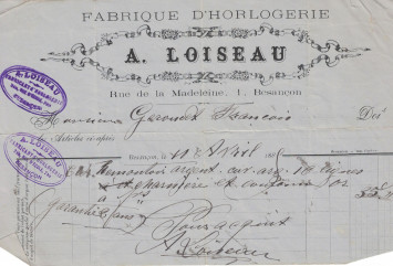 Fabrique A. Loiseau 1889 - 52MDT2 © musée du Temps