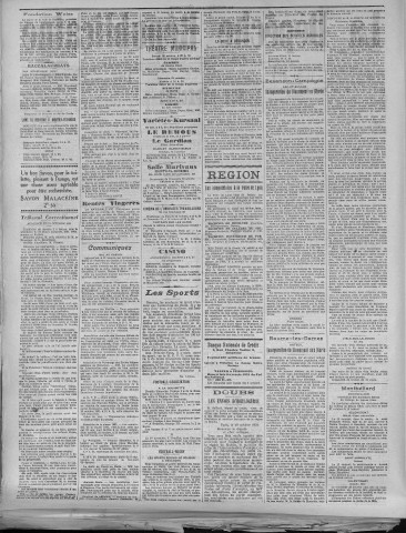 22/10/1921 - La Dépêche républicaine de Franche-Comté [Texte imprimé]