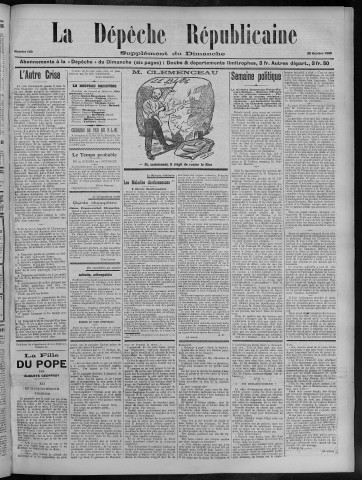 28/10/1906 - La Dépêche républicaine de Franche-Comté [Texte imprimé]