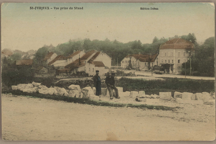 St-Ferjeux - Vue prise du Stand [image fixe] : Edition Deban, 1904/1908