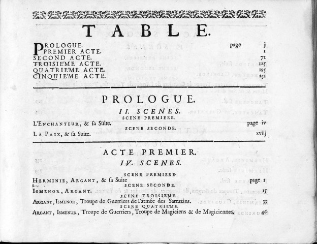 Tancrède tragédie, mise en musique par monsieur Campra. Représenté pour la première fois par l'Académie royale de musique le septième jour de novembre 1702