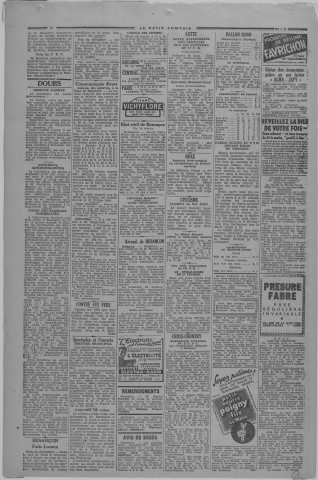21/02/1944 - Le petit comtois [Texte imprimé] : journal républicain démocratique quotidien
