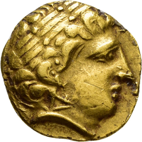 854.35.1 - pièce de monnaie ; quart de statère
