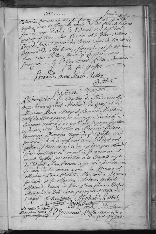 Registre d'établissements militaires : Fort Griffon
baptêmes (naissances), mariages sépultures (décès) (25 février 1783 - 24 décembre 1791)